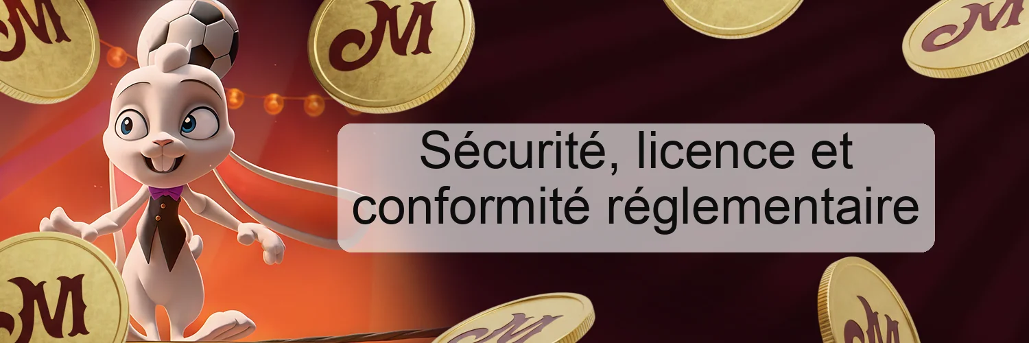 Sécurité, licence et conformité réglementaire Sécurité, licence et conformité réglementaire