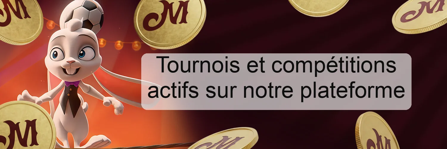 Tournois et compétitions actifs sur notre plateforme Tournois et compétitions actifs sur notre plateforme